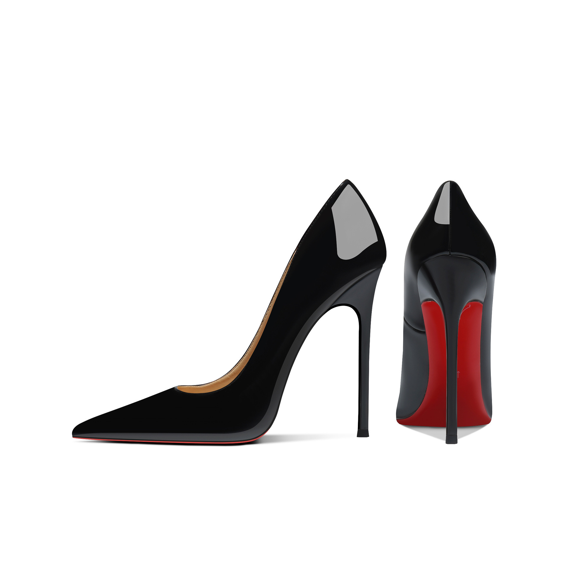 Womens Plus-Size Ultra-Thin Heel High Heels foto 2
