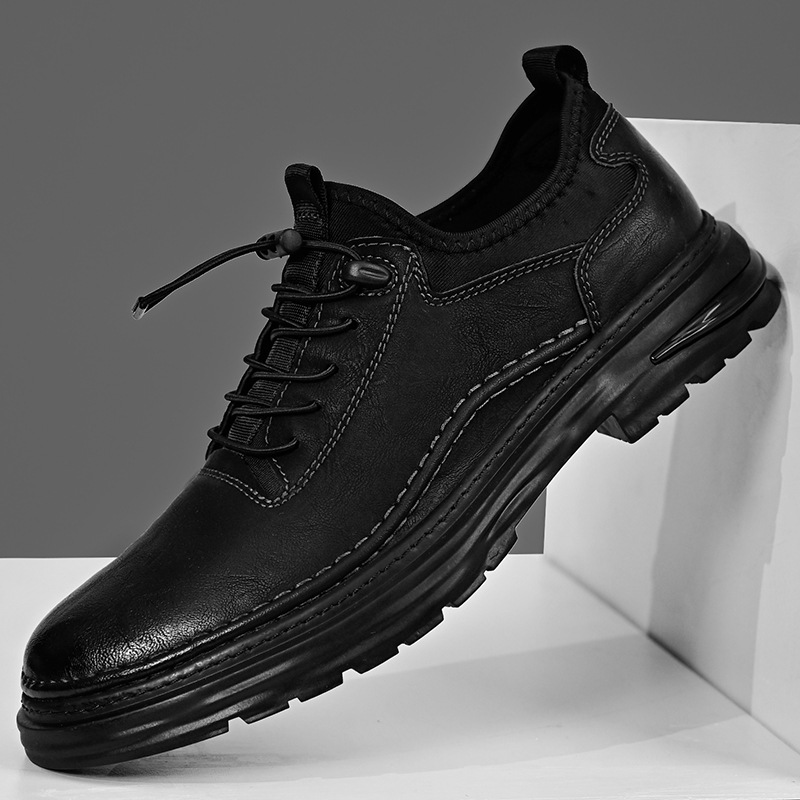 Mens Casual Leather Shoes In Large Sizes foto 4