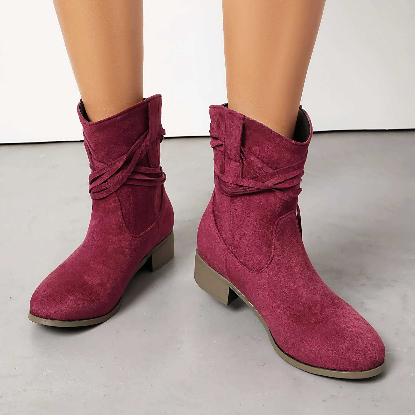 Tassel Women's Casual Ankle Boots foto 5