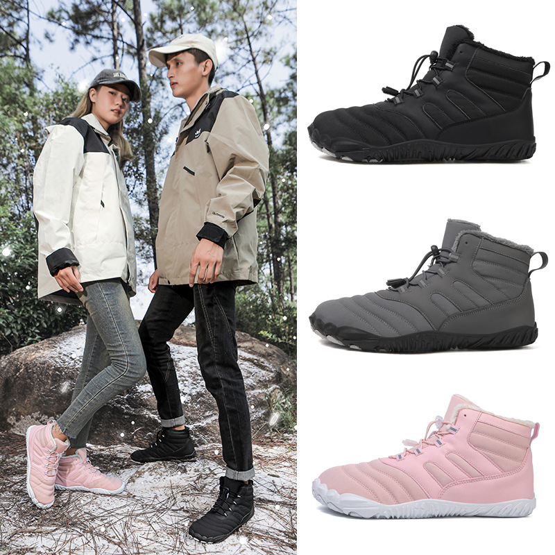 Casual FiveFingers Men Women Mountaineering Sports Cotton Shoes Thick Warm Snow foto 4