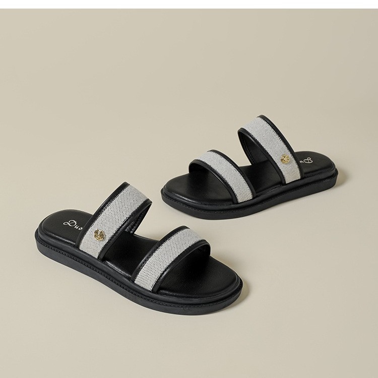 Women's Vintage Soft Bottom Flip-flops Beach Slippers foto 5