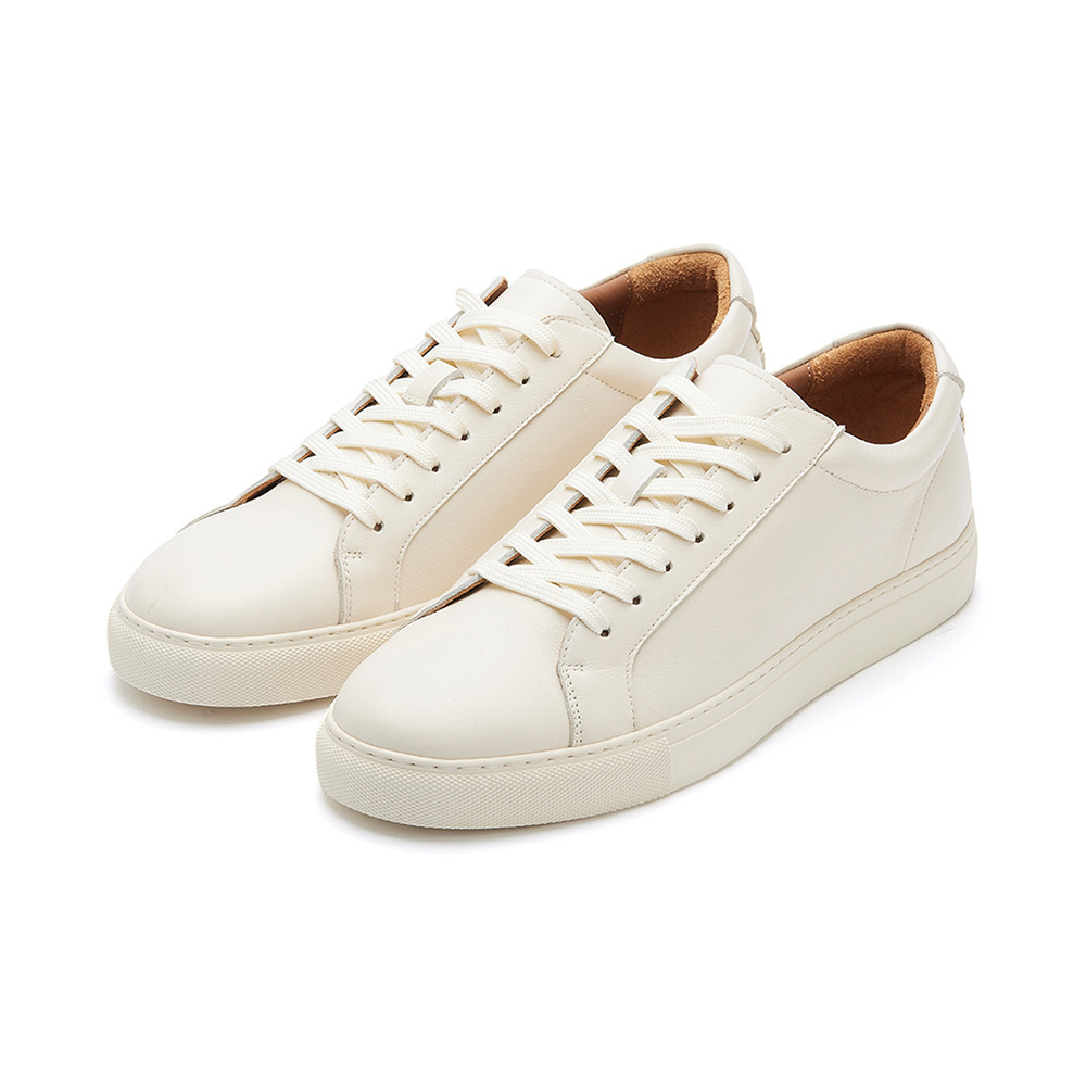 Men's Pure White Casual Sports Skate Shoes foto 4