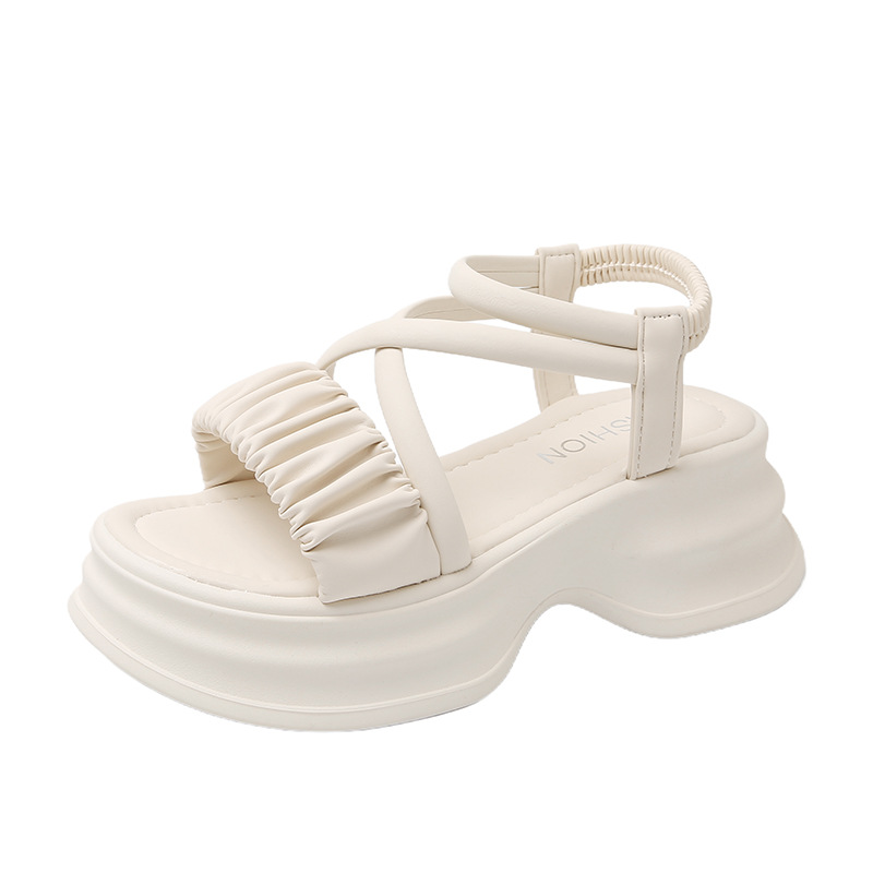 Platform Platform Summer Open Toed Roman Beach Shoes foto 4
