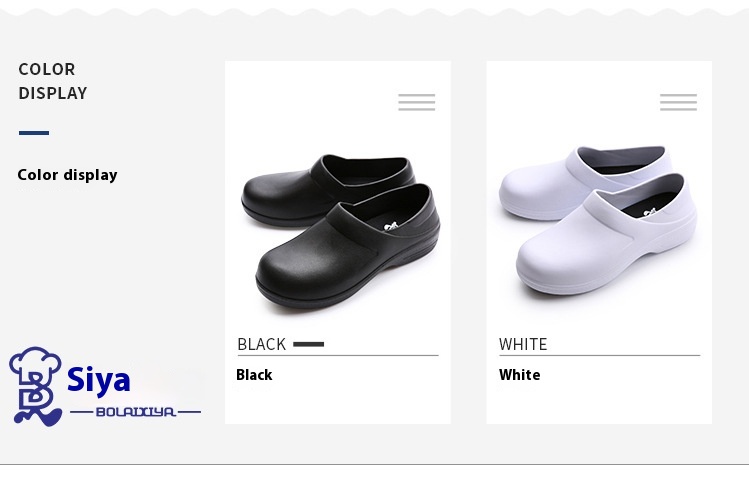 Non-slip Oil-resistant Chef Surgery Breathable Work Shoes foto 2