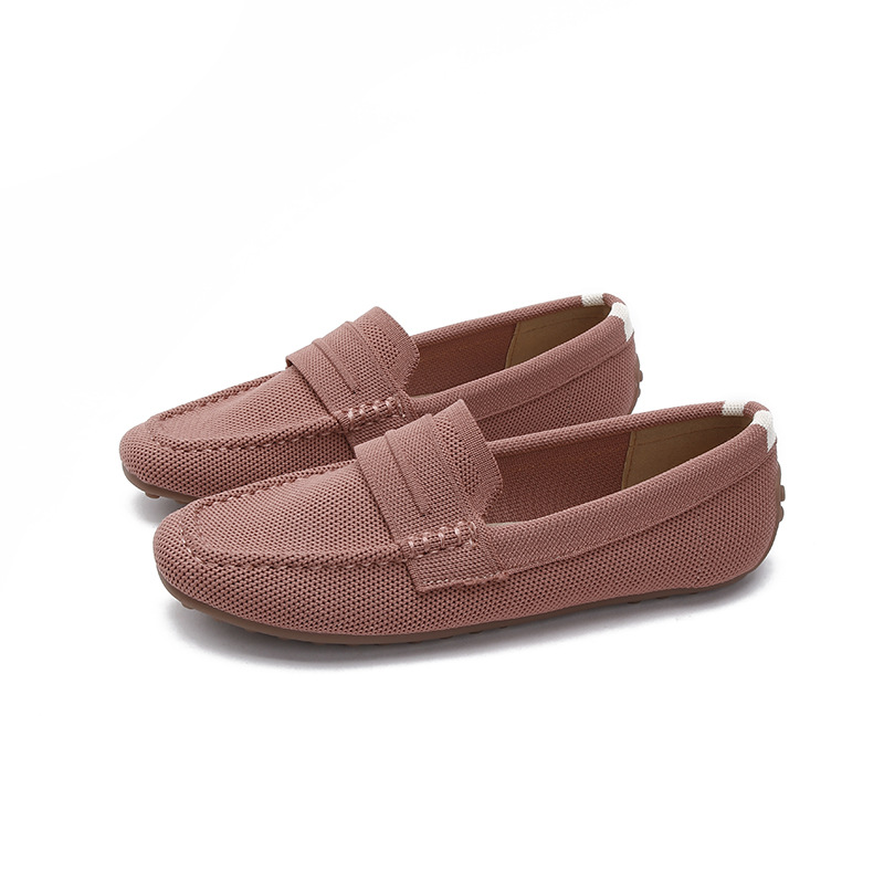 Gommino Women's Round Head Flying Woven Pumps foto 2