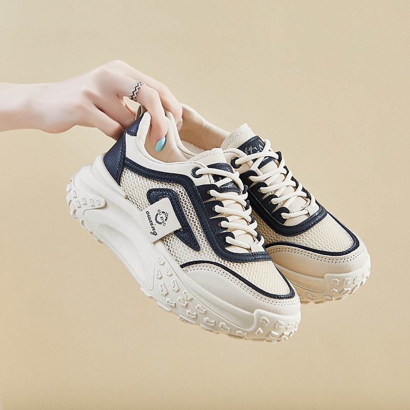 Womens Casual Soft-soled Breathable Mesh Sneakers foto 4