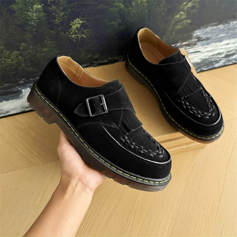 Fashion Tassel Woven Men's Round Shoes foto 5