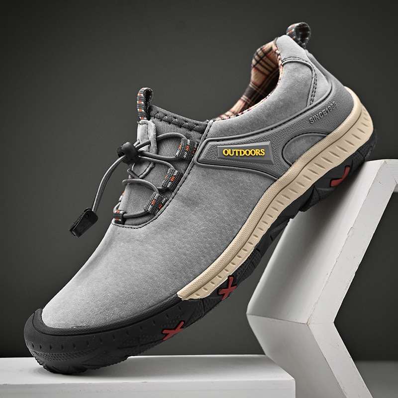 Casual Men's Suede Sports Leisure Mountaineering Shoes foto 2