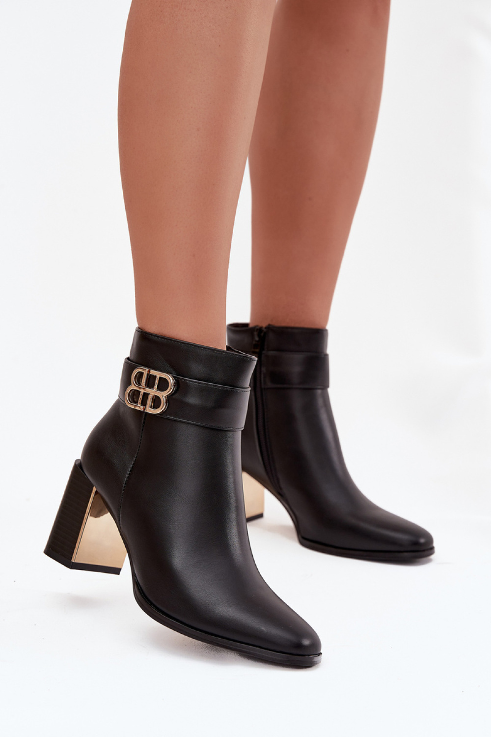 Laarsjes met hoge hak Step in style