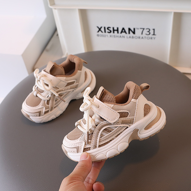 Mesh Breathable Baby Toddler Running Shoes Boys And Girls Dad Shoes foto 2