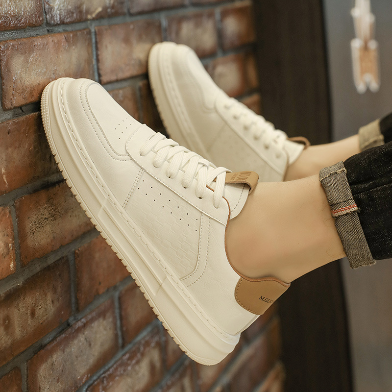 Men's Summer Breathable Casual Leather Shoes foto 4