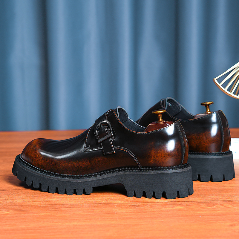 Fashion Shiny Surface Shoes Men's Casual British foto 5