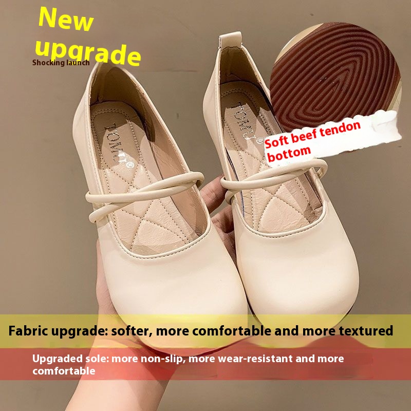 Vintage Low-cut All-match Gentle Soft Bottom Mary Jane Shoes foto 5