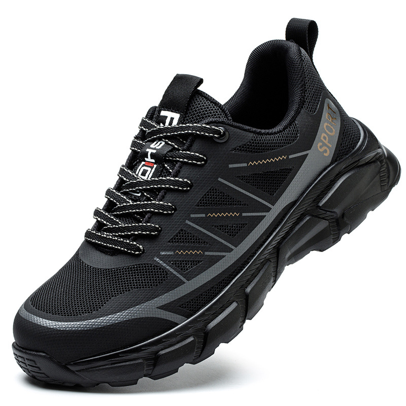 Anti Smashing And Puncture Lightweight Soft Soled Steel Toe Work Shoes foto 3