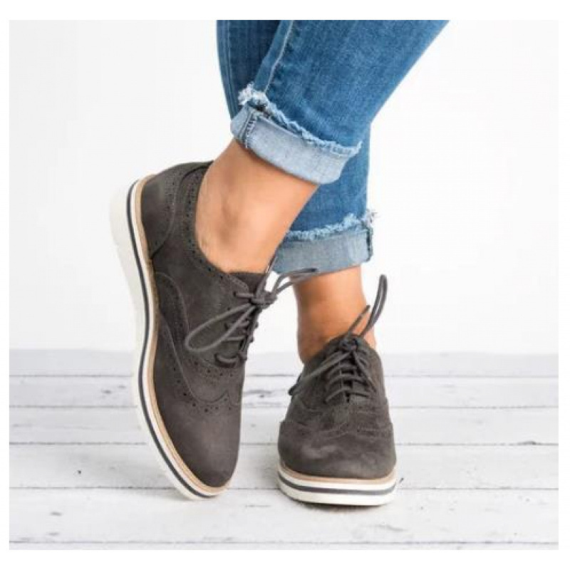 Retro British-style Casual Women's Shoes foto 5
