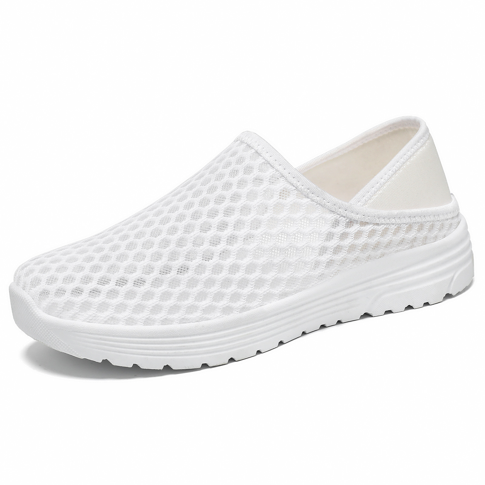 Large Size Lightweight Breathable Mesh Hole Half Slippers foto 3