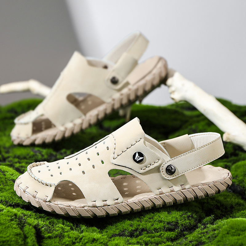 Men's Hand-stitched Non-slip Outdoor Beach Shoes foto 5