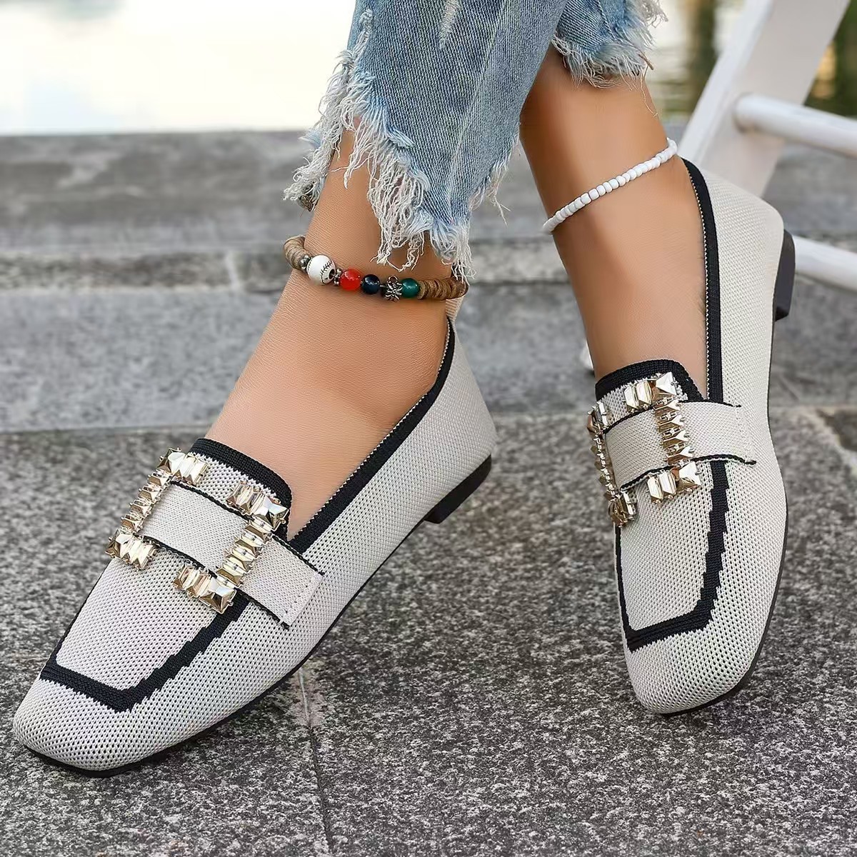 Vintage Suede Round Head Spring Loafers Gommino foto 5
