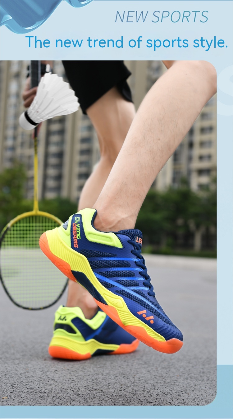 Professional Badminton Shoes Men's Autumn Lightweight Shock Absorption Running Shoes foto 2