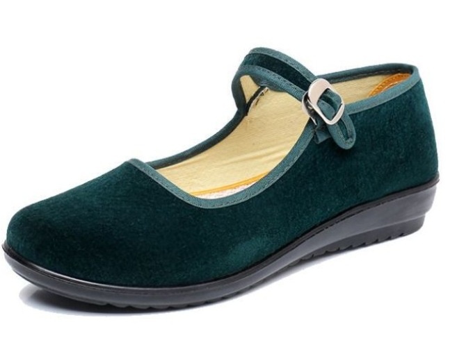 Single-buckle Womens Casual Canvas Shoes foto 3