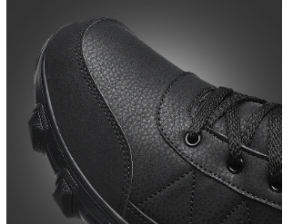 Plus-size Snow Boots For Men Fleece-lined Thickene Anti-slip Waterproof Winter Warm foto 4