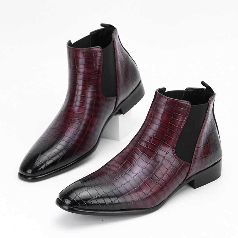 British-style Casual Versatile Fashionable Mens Ankle Boots foto 3