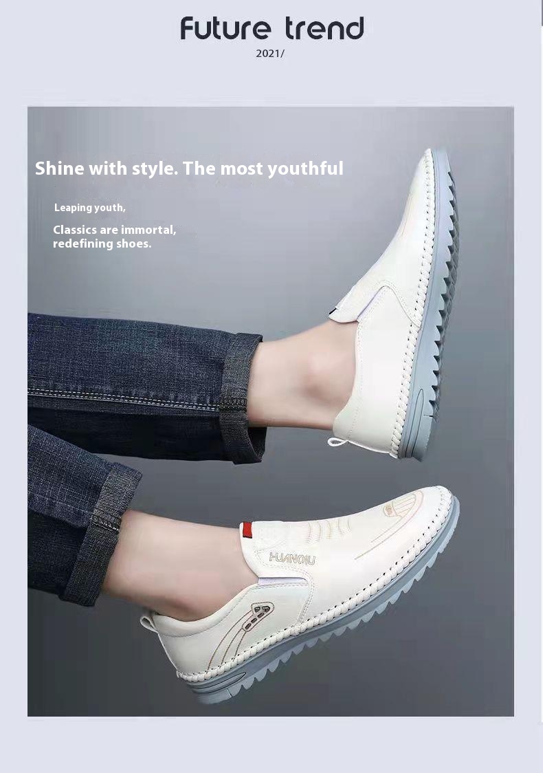 Men's Versatile Casual Soft Leather Shoes foto 3