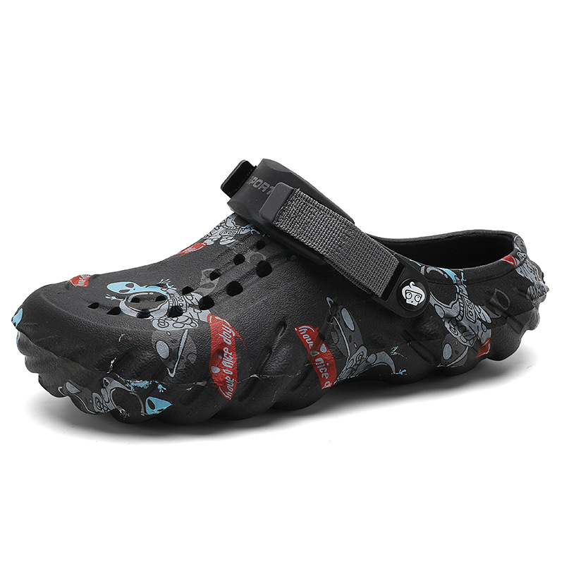 Men's Plus Size EVA Rubber And Plastic Outdoor Fashion Closed Toe Sandals foto 4