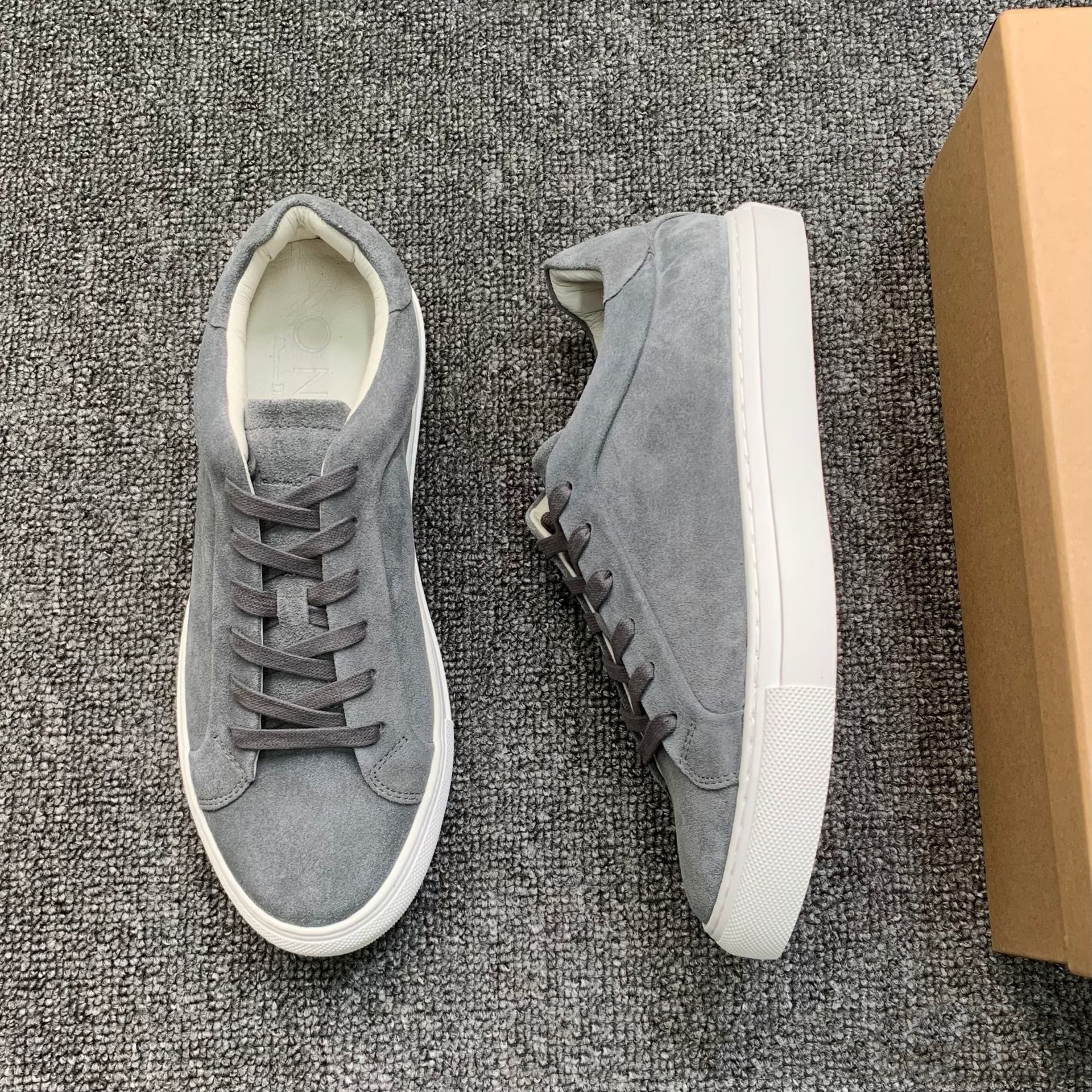 Comfortable Breathable Lace Up White Shoes All-matching Round Toe Flat Sneaker foto 4