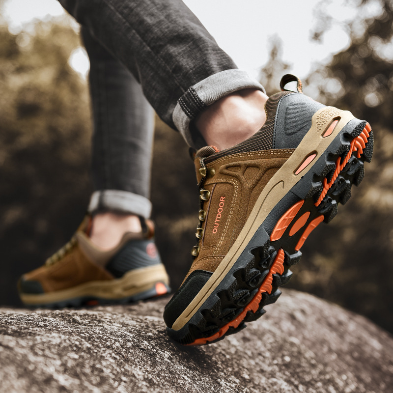 Autumn And Winter Plus Size Men's Outdoor Mountaineering Non-slip Leisure Sneaker foto 3
