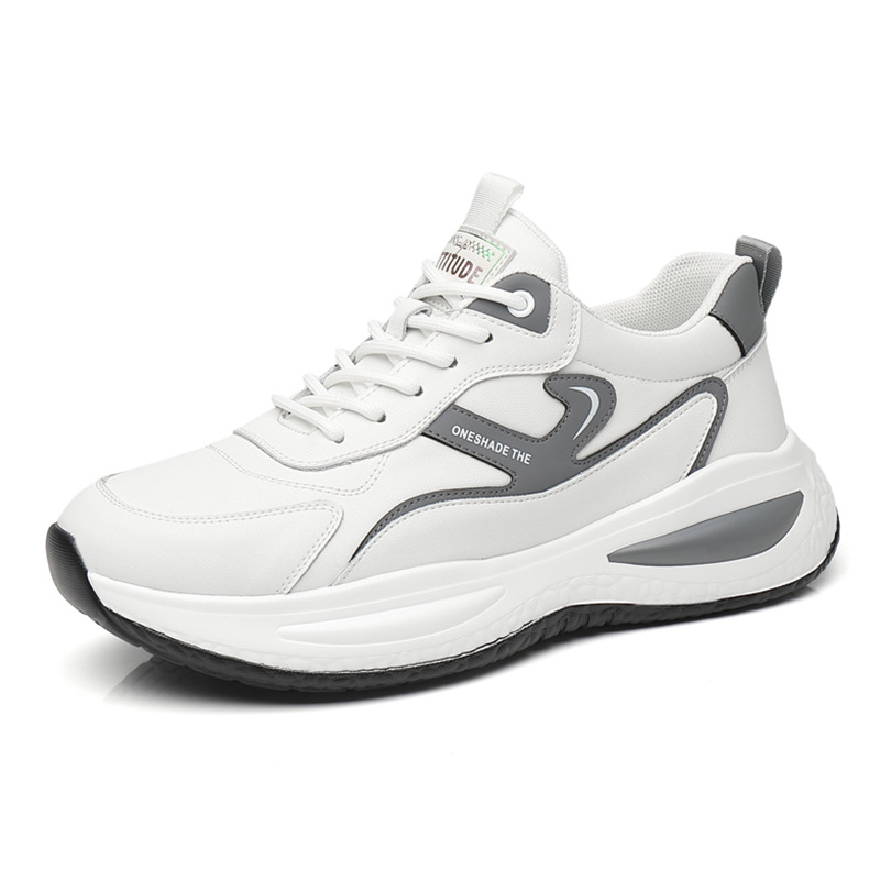 Leather Casual White Shoes Men's Outdoor Mountaineering foto 3