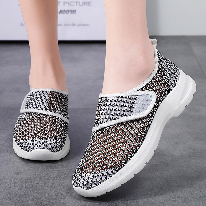 Summer Outdoor Mesh Slip-on Walking Shoes Breathable Casual Footwear foto 5