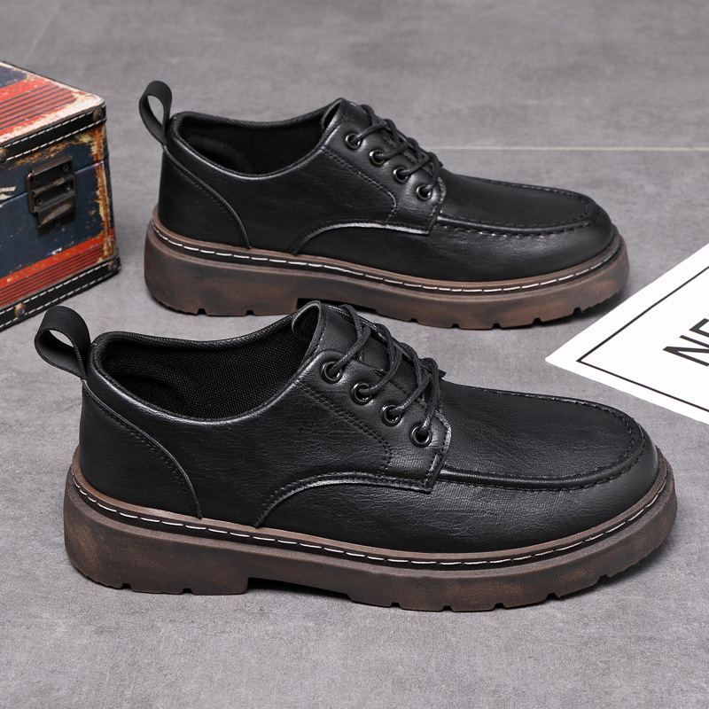 Mens Stylish Casual British-style Versatile Sneakers foto 3
