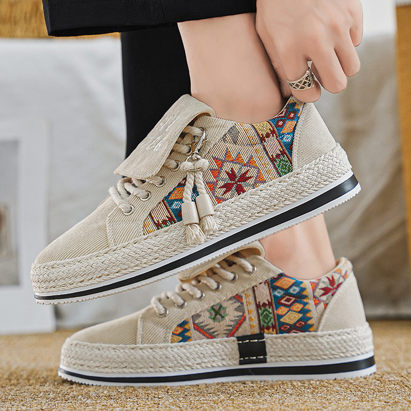New Summer Trendy All-match Soft Bottom Non-slip Cloth Shoes foto 3