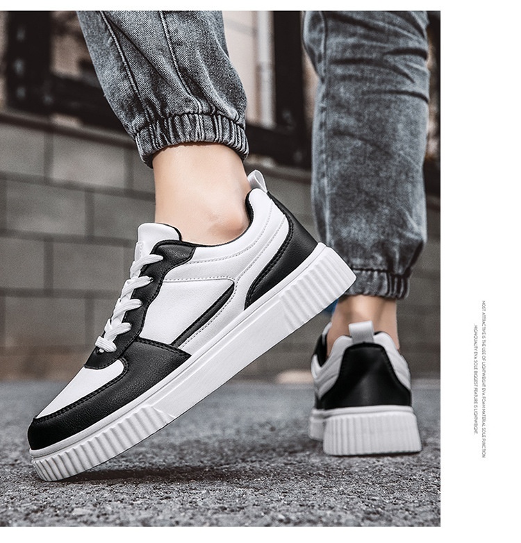 Autumn New Breathable White Shoes For Students Korean Style Trendy All-Match Platform Sports Casual foto 2