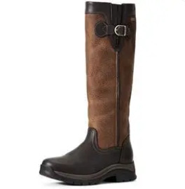 Leather Boots With A Round Toe Thick Sole And Belt Bucklewaterproof foto 2