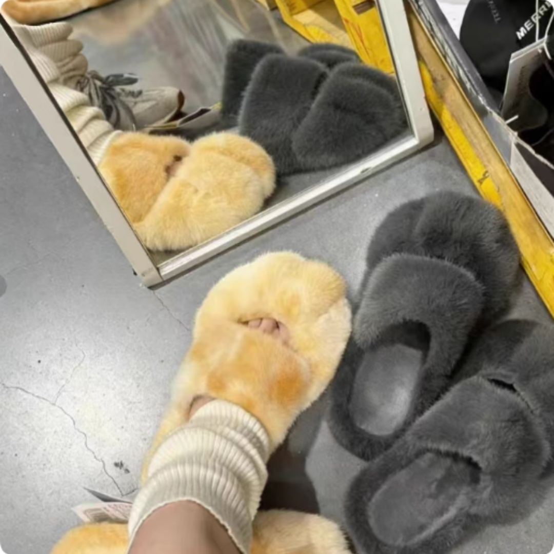 Cat Paw Fleece-lined Slippers Indoor Home Furnishings foto 5