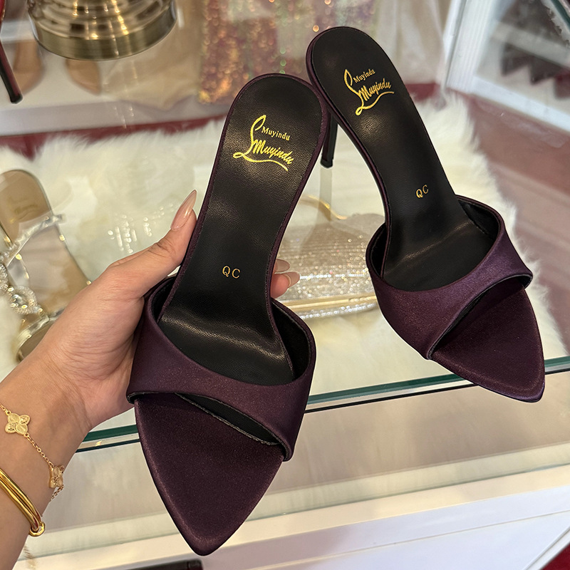 Women's High Heels Pointed Toe Strap Stiletto Sandals foto 3