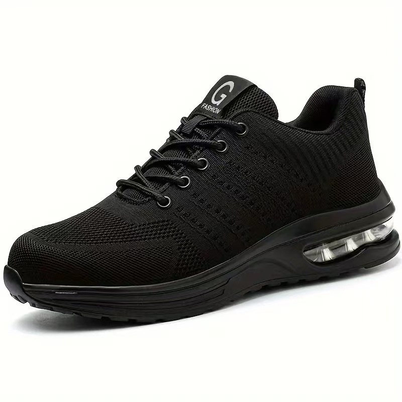 Anti-smashing And Anti-penetration Lightweight Fashion Sports Mesh Safety Shoes foto 3