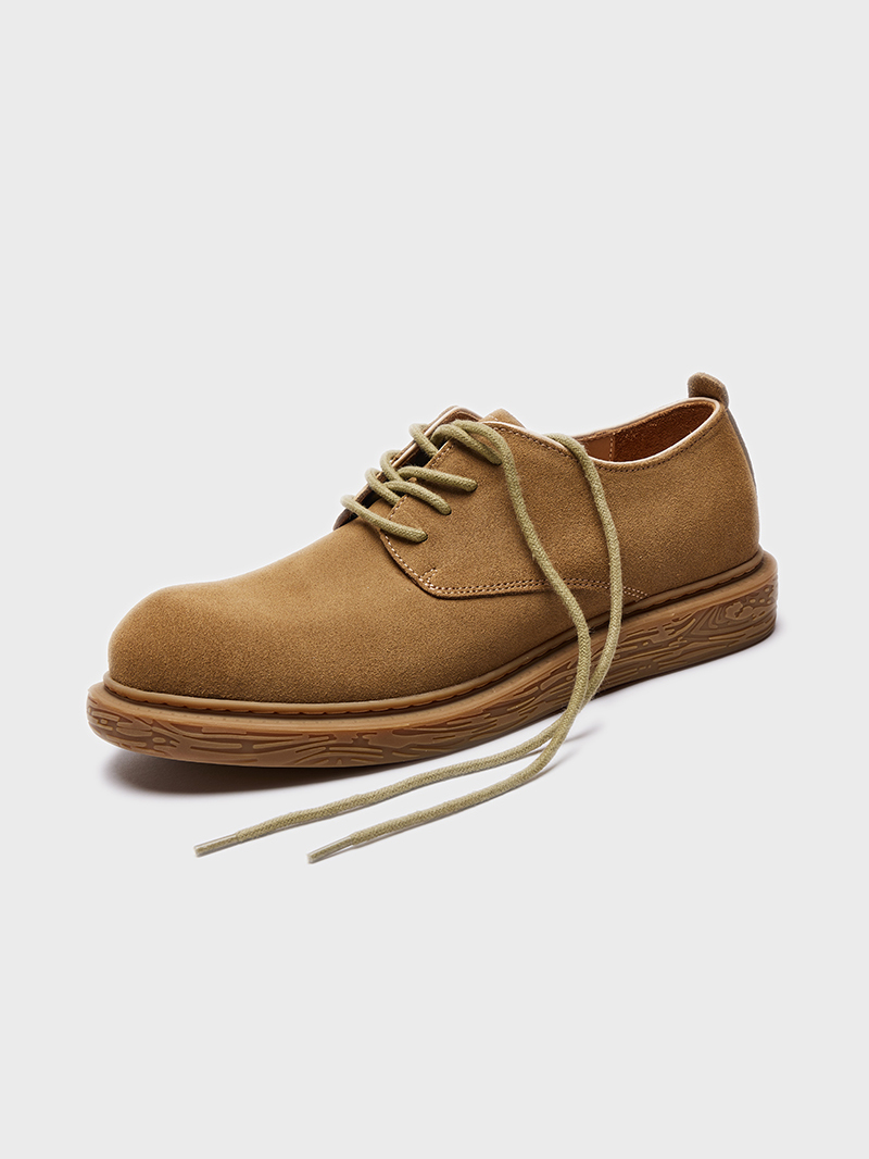 American Retro Outdoor Waterproof Cowhide Work Shoes Men foto 3