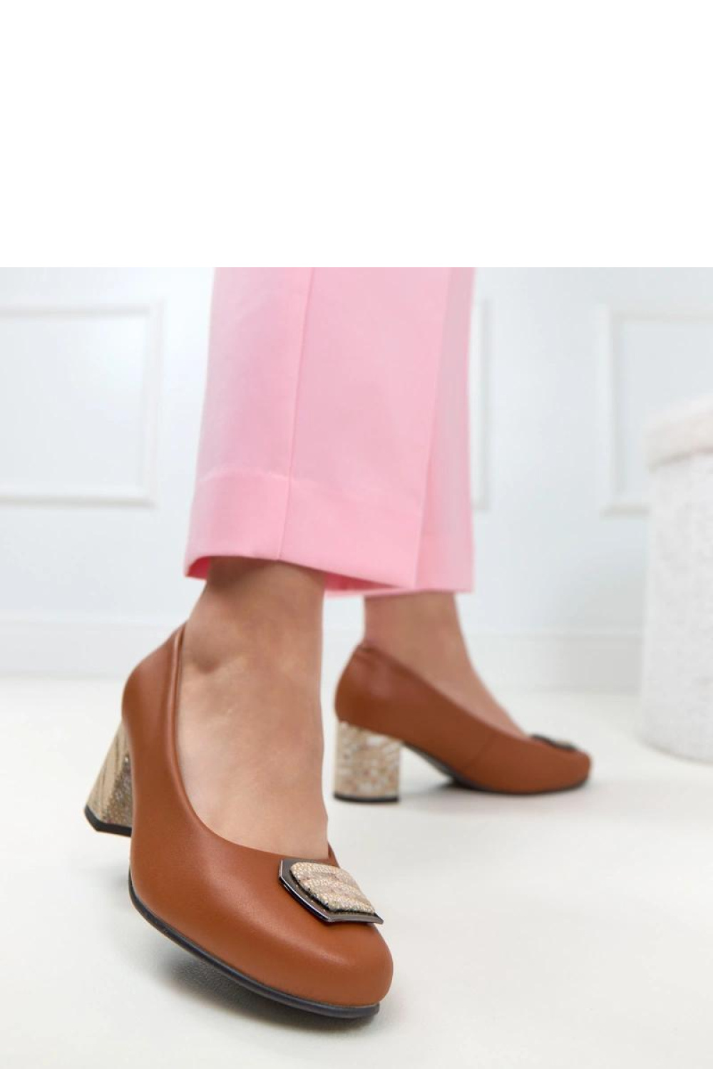 Pumps met dikke hak Solea