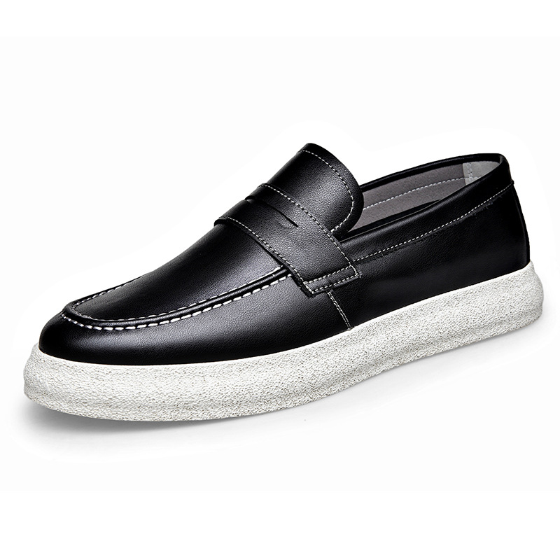 Men's Spring New Trendy All-match Casual Leather Shoes foto 2