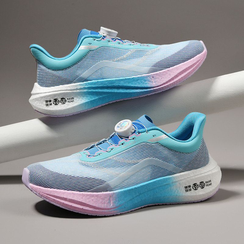 Rotating Button Popcorn Carbon Plate Racing Shoes foto 2