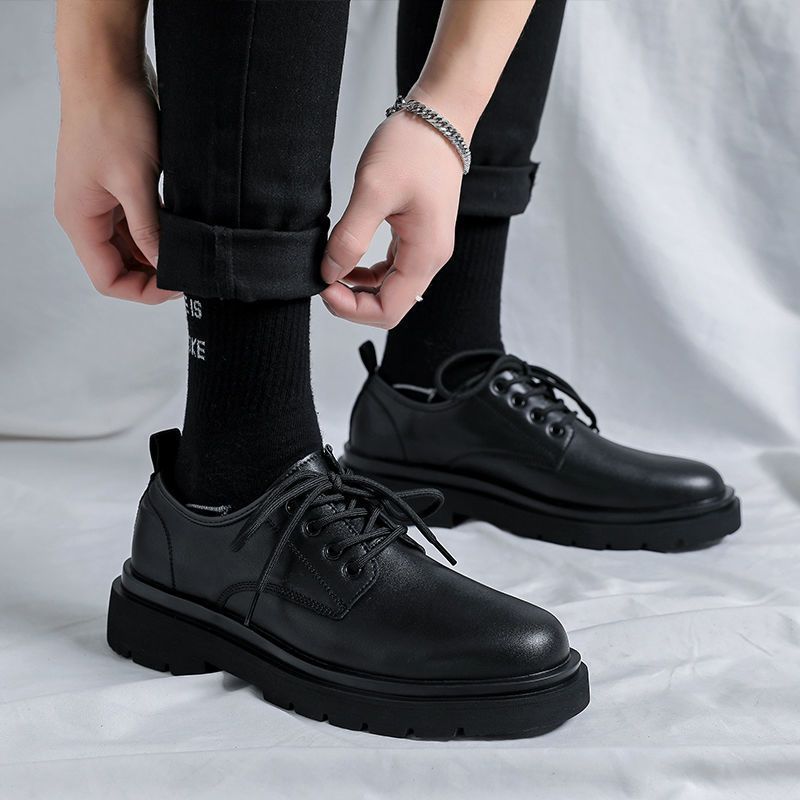 Men's Fashion Casual Waterproof Non-slip Breathable Leather Shoes foto 3