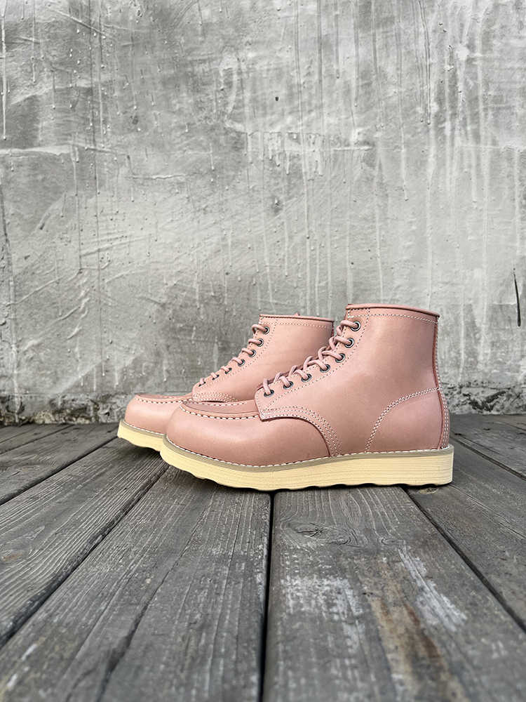 Women's Hard Leather Work Boots foto 3