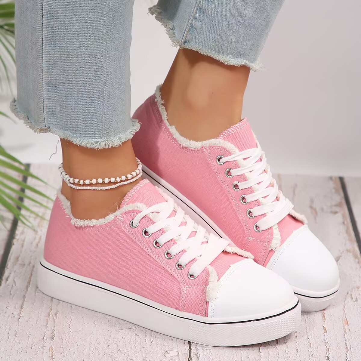Women's Lace-up Casual Shoes Lightweight foto 3