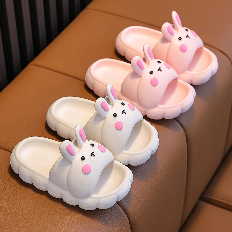 Children's Cartoon Non-Slip Rabbit Slippers foto 4