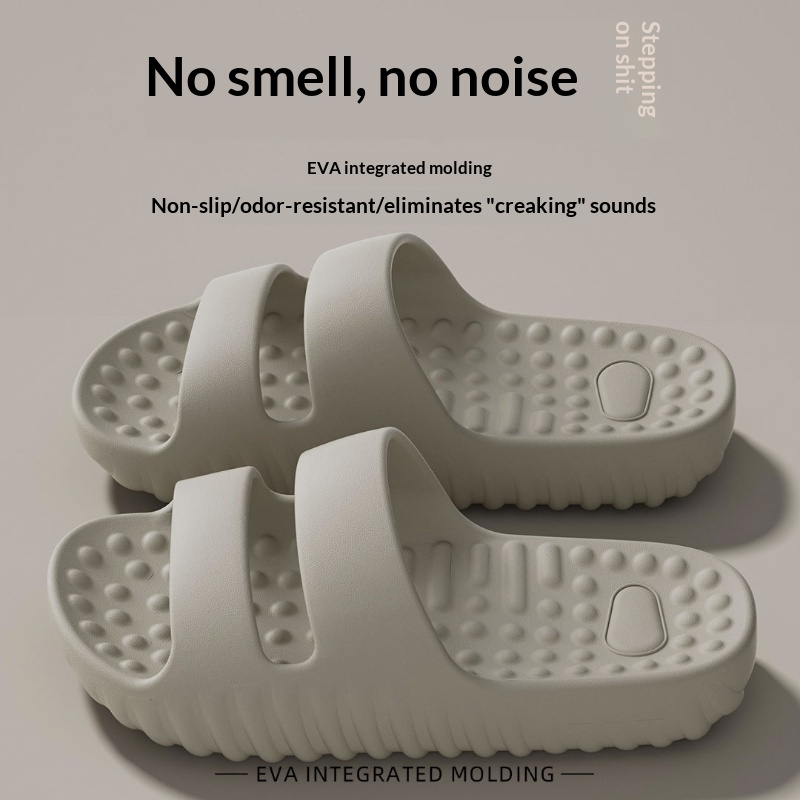 Thick-soled Massage Slippers Indoor Home Use Non-slip And Quiet EVA Material Deodorizing foto 5