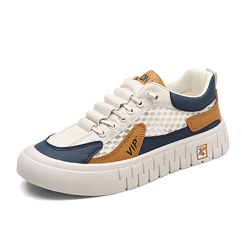 Mens Casual Breathable Mesh-panel Athletic Shoes foto 5