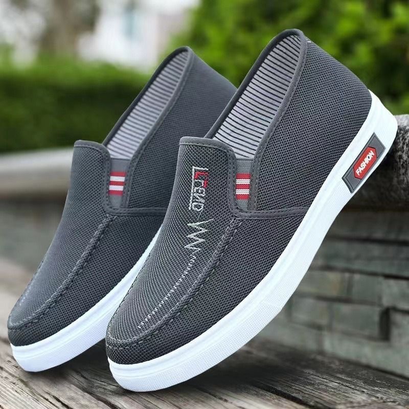 Spring Old Beijing Non-slip Casual Tendon Bottom Skate Shoes Breathable Canvas foto 4
